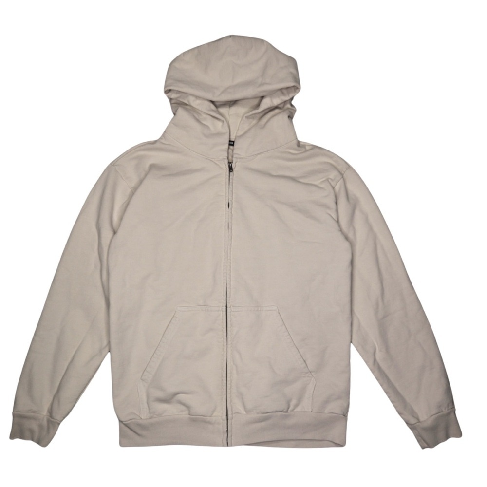 Talentless Hoodie Jacket Full Zip Beige Size M Thick